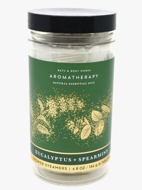 Bath & Body Works Eucalyptus + Spearmint Shower Steamers 4.8 oz 6 Tablets NEW